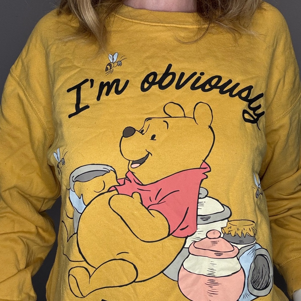 Yellow Winnie the Pooh Sweatshirt - Picture 3 of 3